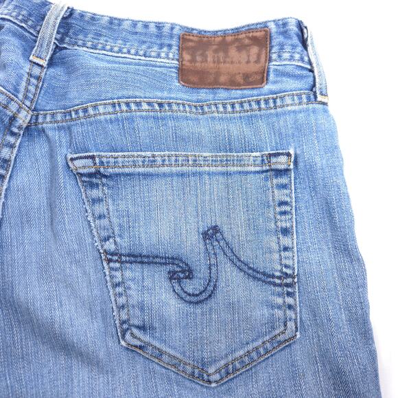 Adriano Goldschmied Straight Button Zip Medium Wash Jeans Mens Size 32x34 Blue - Picture 4 of 8